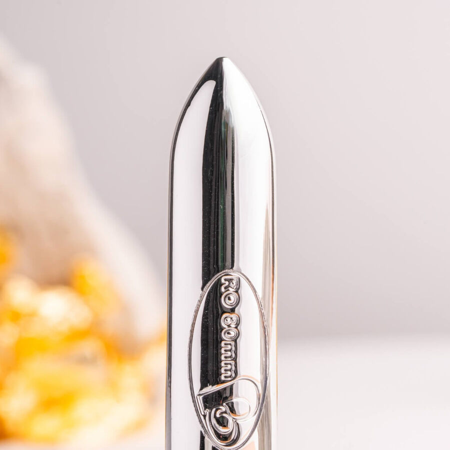 ROCKS-OFF - RO-80 BULLET VIBRANT CHROME ARGENT