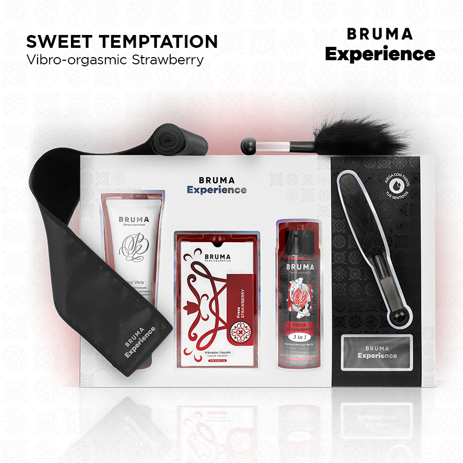 BRUMA XPERIENCE - KIT DE TENTATION VIBRO-ORGANIQUE DOUCE FRAISE