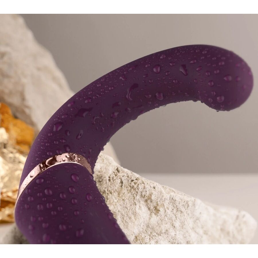 ROCKS-OFF - GEMINI DUAL VIBRATOR G-SPOT KLITORIS STIMULATOR LILA