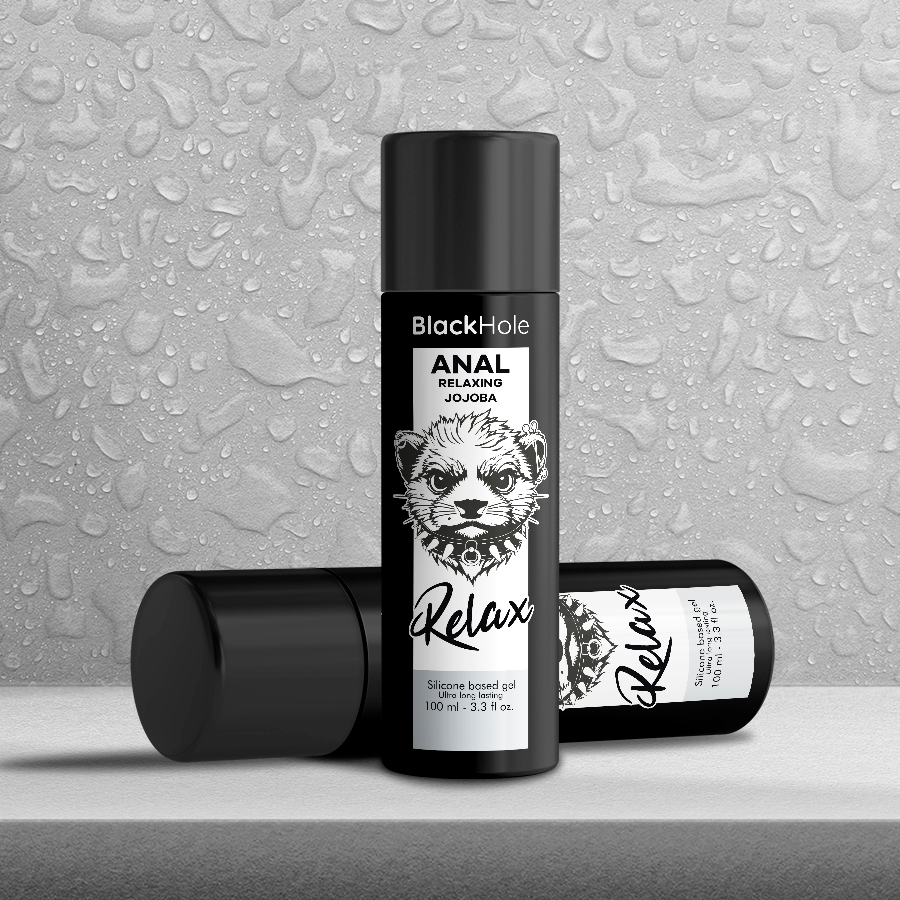 BLACK HOLE - JOJOBA RELAX ANAL À BASE DE SILICONE 100 ML