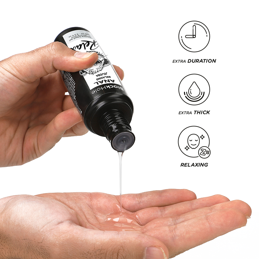 BLACK HOLE - JOJOBA RELAX ANAL À BASE DE SILICONE 100 ML