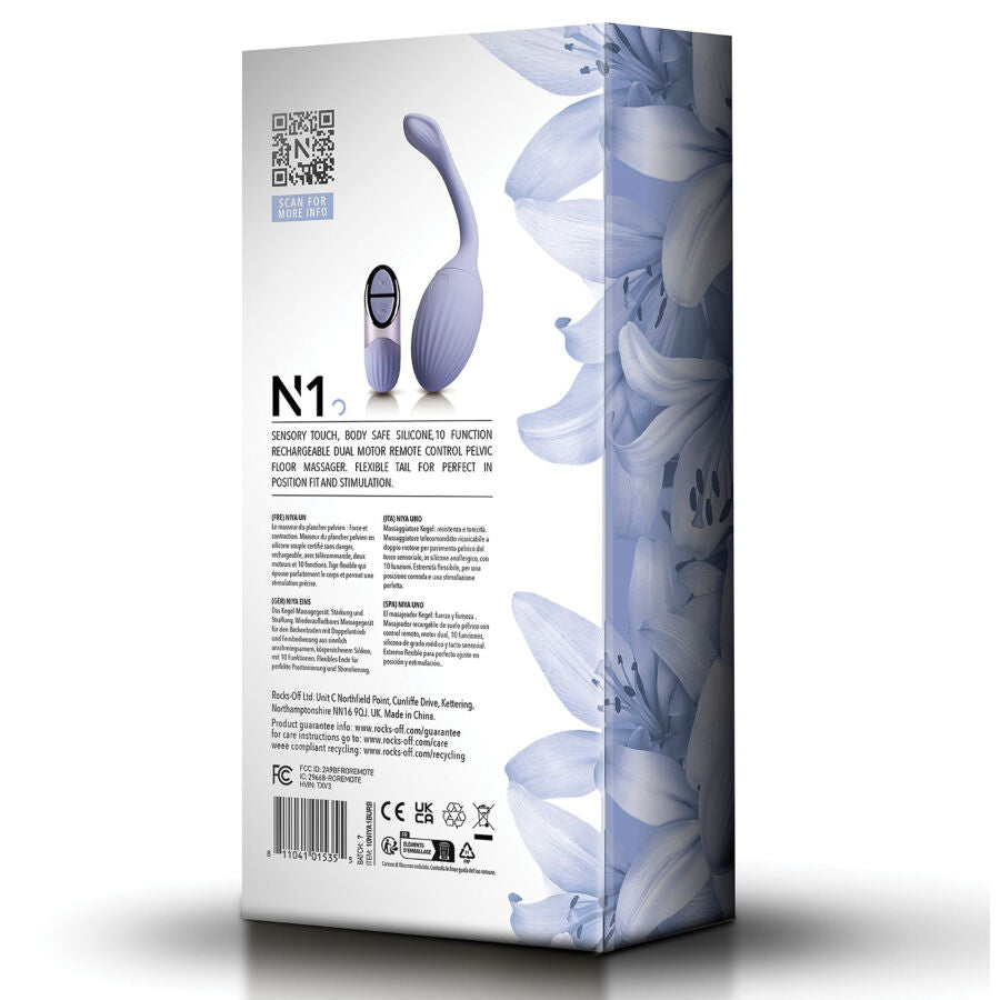 NIYA - APPAREIL DE MASSAGE PÉRINÉAL CONIQUE N1 AVEC TÉLÉCOMMANDE