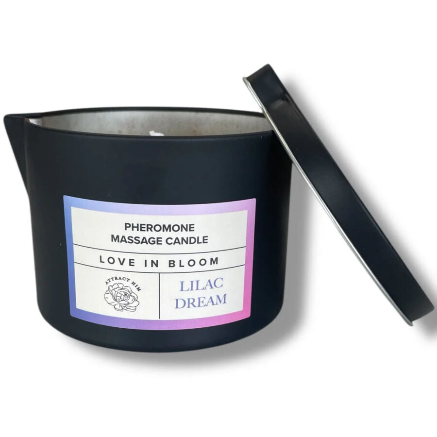 EYE OF LOVE - BOUGIE DE MASSAGE BLOOM INDICA LILAS DE RÊVE 150 ML