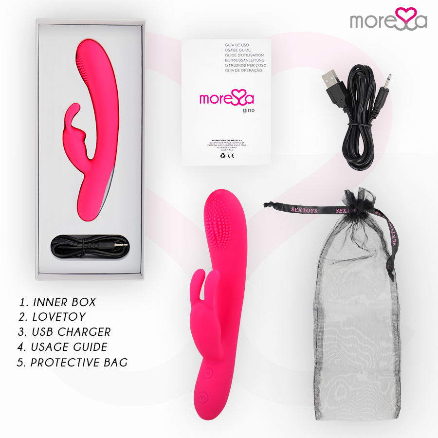 MORESSA - GINO SILICONE PREMIUM RECHARGEABLE