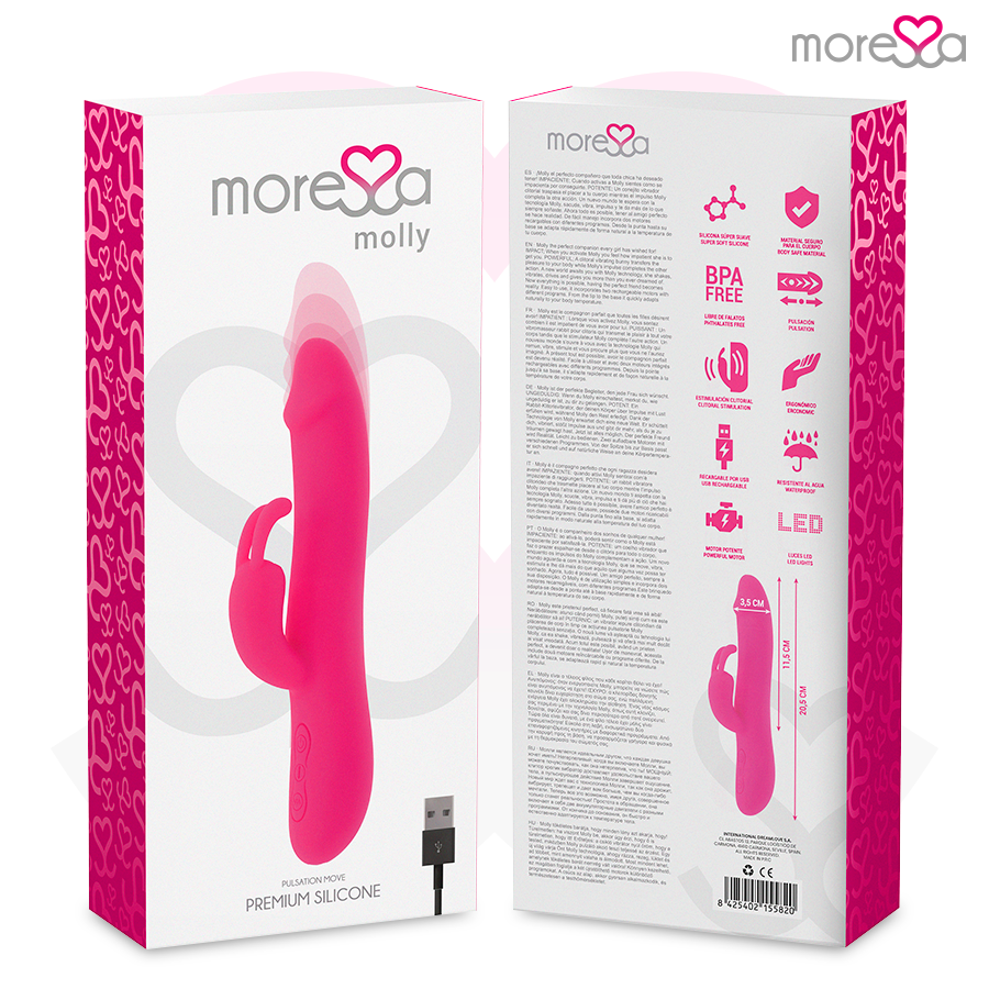 MORESSA - MOLLY PREMIUM SILIKON WIEDERAUFLADBAR