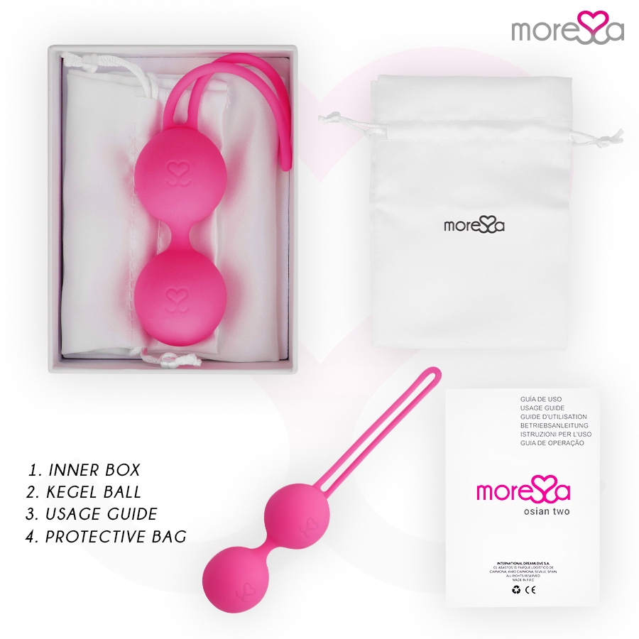 MORESSA - OSIAN TWO SILICONE PREMIUM ROSE