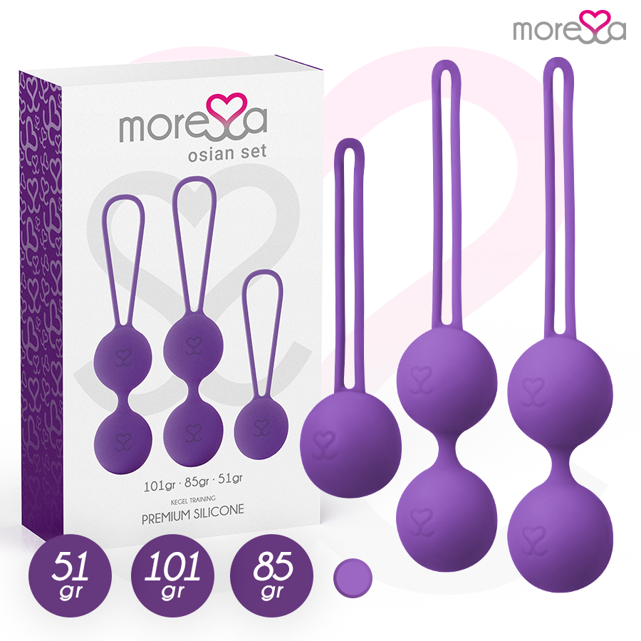 MORESSA - SET OSIAN PREMIUM SILICONE VIOLET