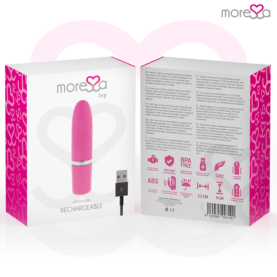 MORESSA - VIBRATEUR STIMULATEUR IVY ROSE DE VOYAGE