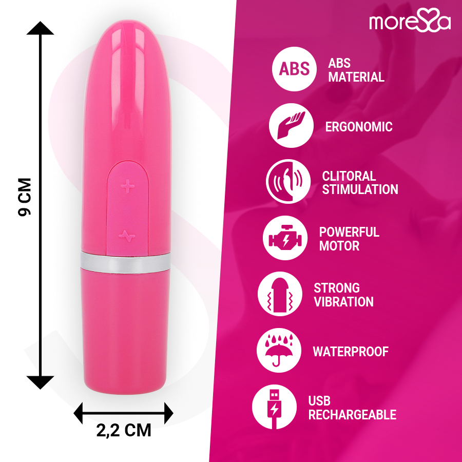MORESSA - VIBRATEUR STIMULATEUR IVY ROSE DE VOYAGE