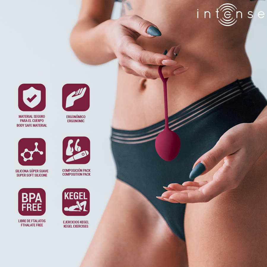 INTENSE - CHARLI KIT DE BOULES DE GÉISHA BORDEAUX