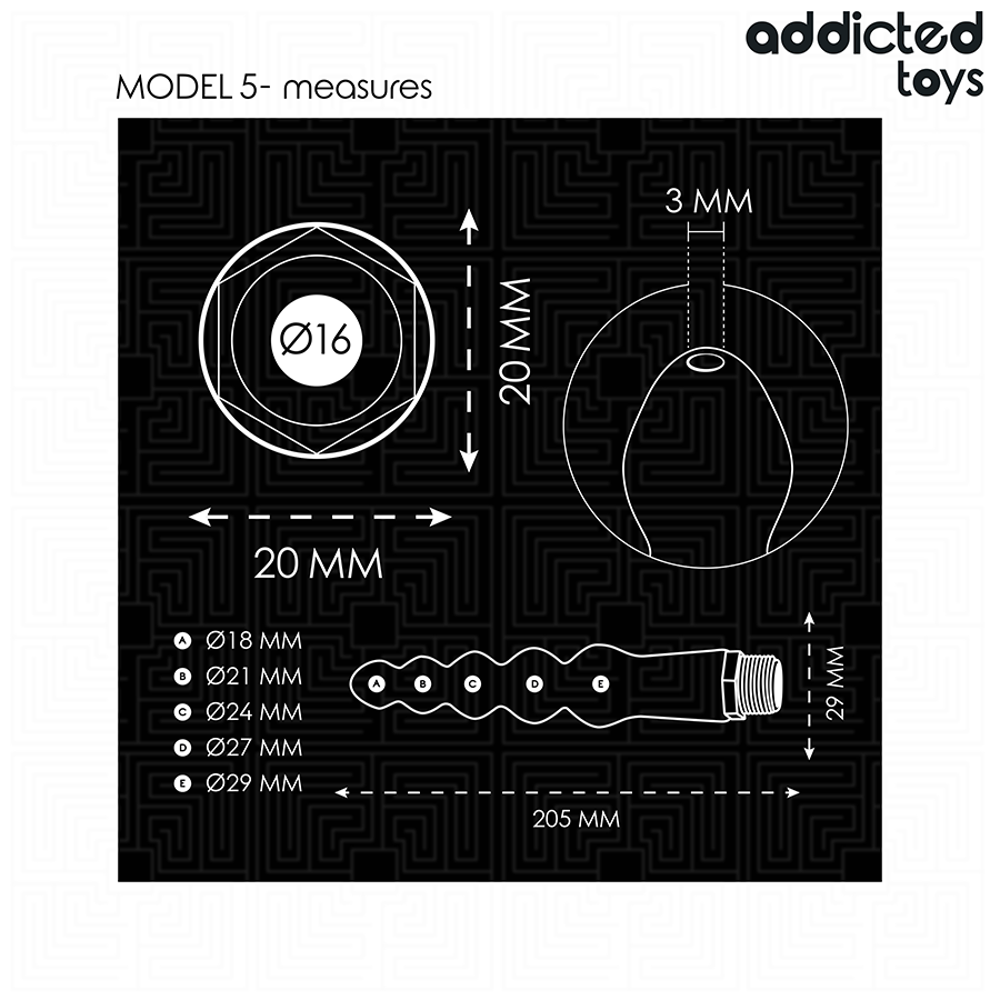 ADDICTED TOYS - ANAL CLEANER MIT UNIVERSALADAPTER MODELL 5