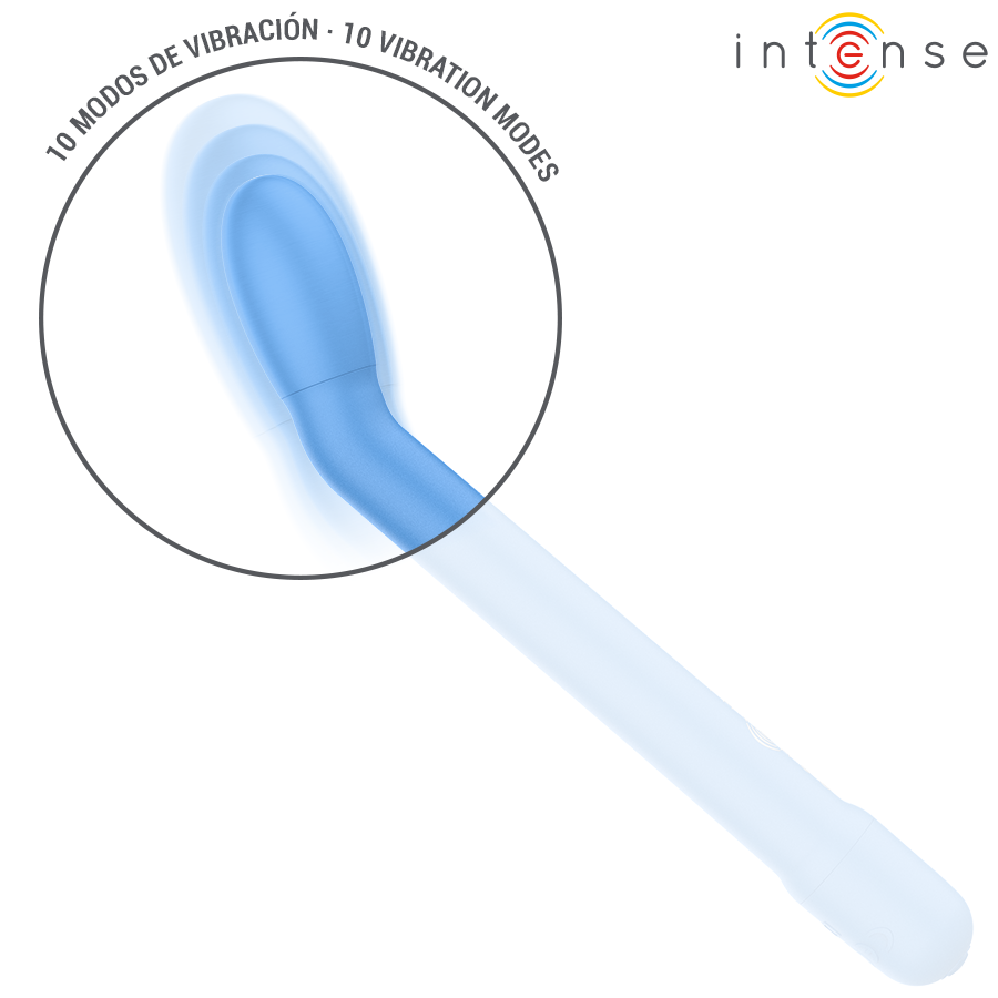 INTENSE - STIMULATEUR POINT G RECHARGEABLE KARLIE BLEU