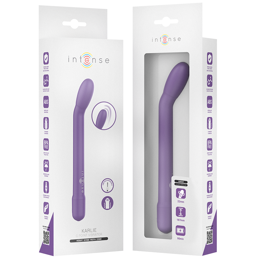 INTENSE - STIMULATEUR POINT G RECHARGEABLE KARLIE VIOLET