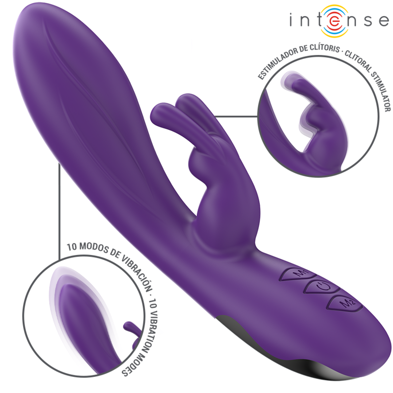 INTENSE - RANDALL RABBIT VIBRATEUR 10 VIBRATIONS VIOLET