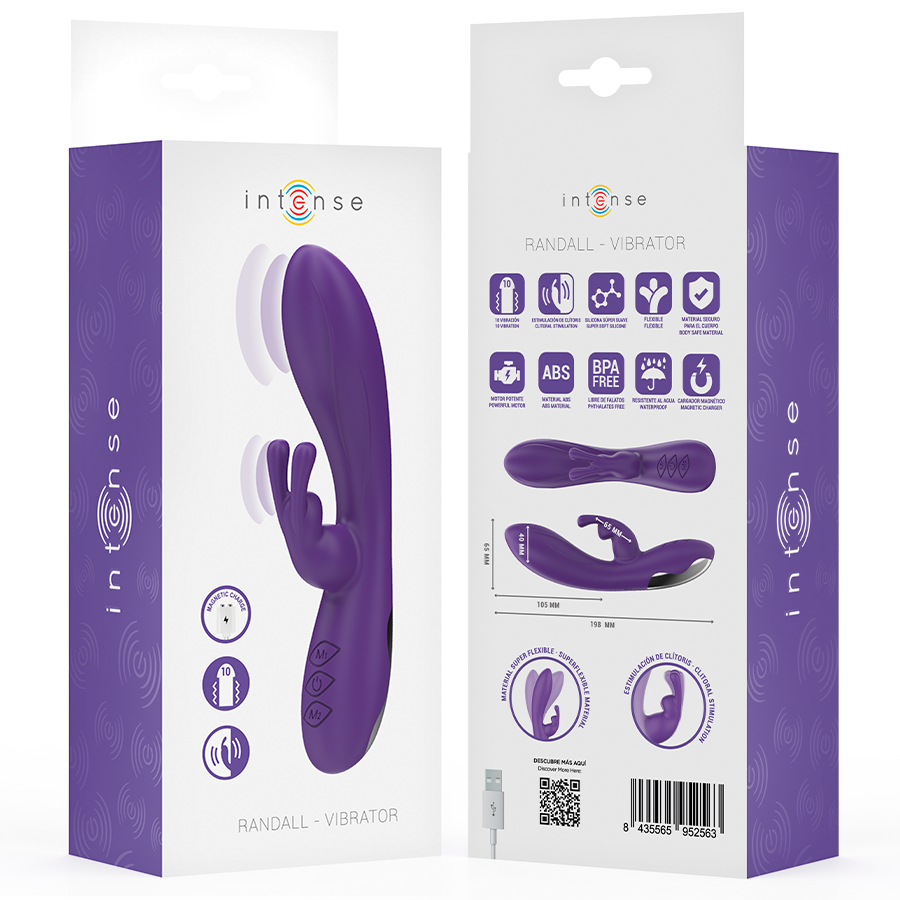 INTENSE - RANDALL RABBIT VIBRATEUR 10 VIBRATIONS VIOLET