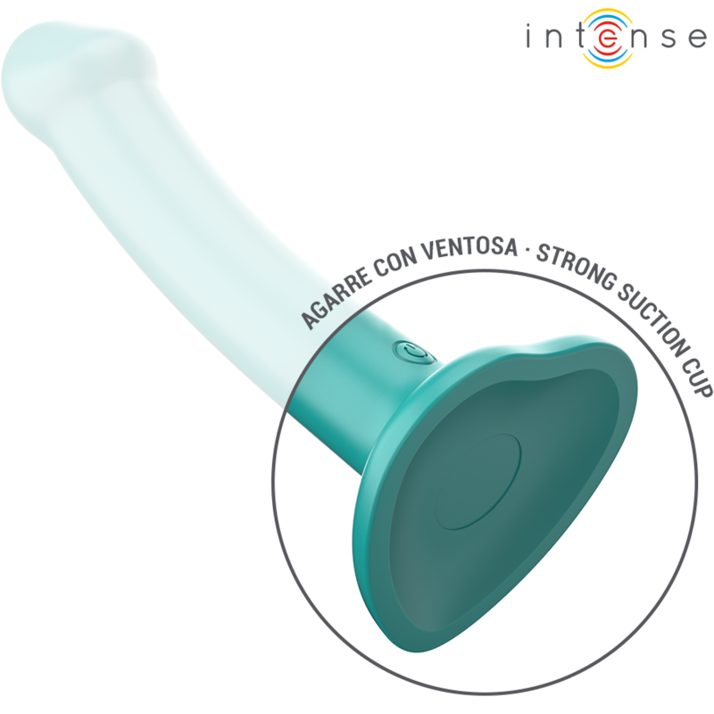 INTENSE - KATIE VIBRATEUR VENTOUSES 10 VIBRATIONS BLEU TÉLÉCOMMANDE