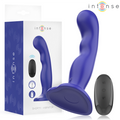 INTENSE - VIBREUR COURT AVEC VENTOUSES BLEU TÉLÉCOMMANDE