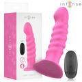 INTENSE - VIBREUR CINDY TAILLE L DESIGN EN SPIRALE 10 VIBRATIONS ROSE TÉLÉCOMMANDE
