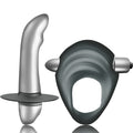 CLIMAXIMUM - KIT DE SÉDUCTION COCK RING + VIBREUR PROSTATIQUE DÉBUTANT