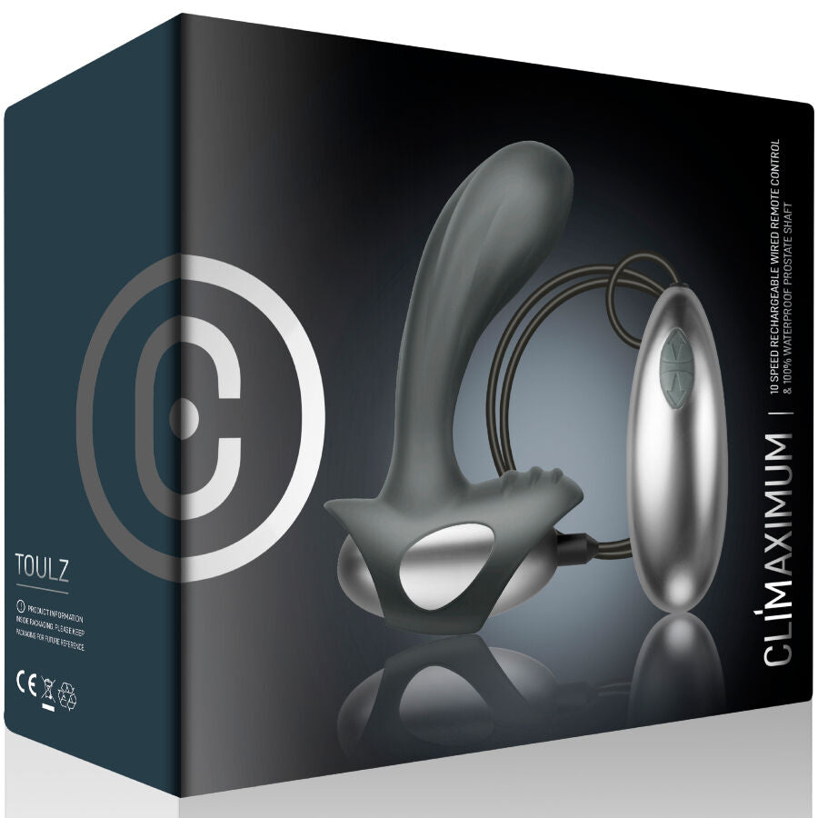 CLIMAXIMUM - APPAREIL DE MASSAGE PROSTATIQUE AVEC CÂBLE TOULZ
