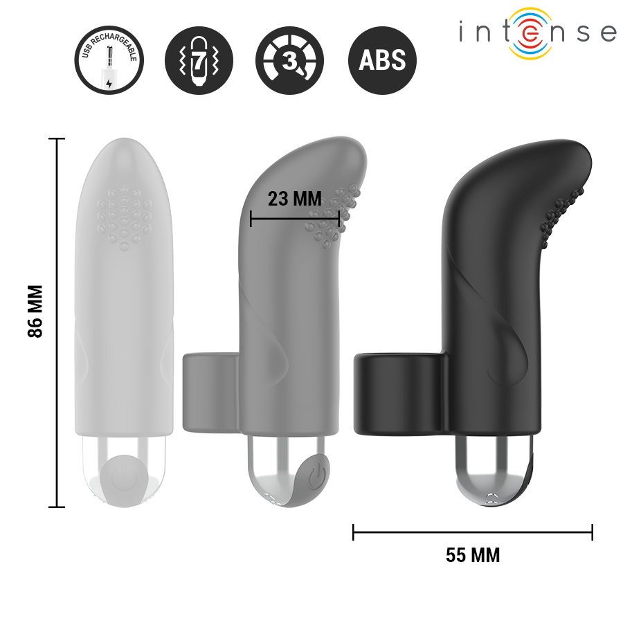 INTENSE - DAMIANO STIMULATEUR DE DOIGT RECHARGEABLE
