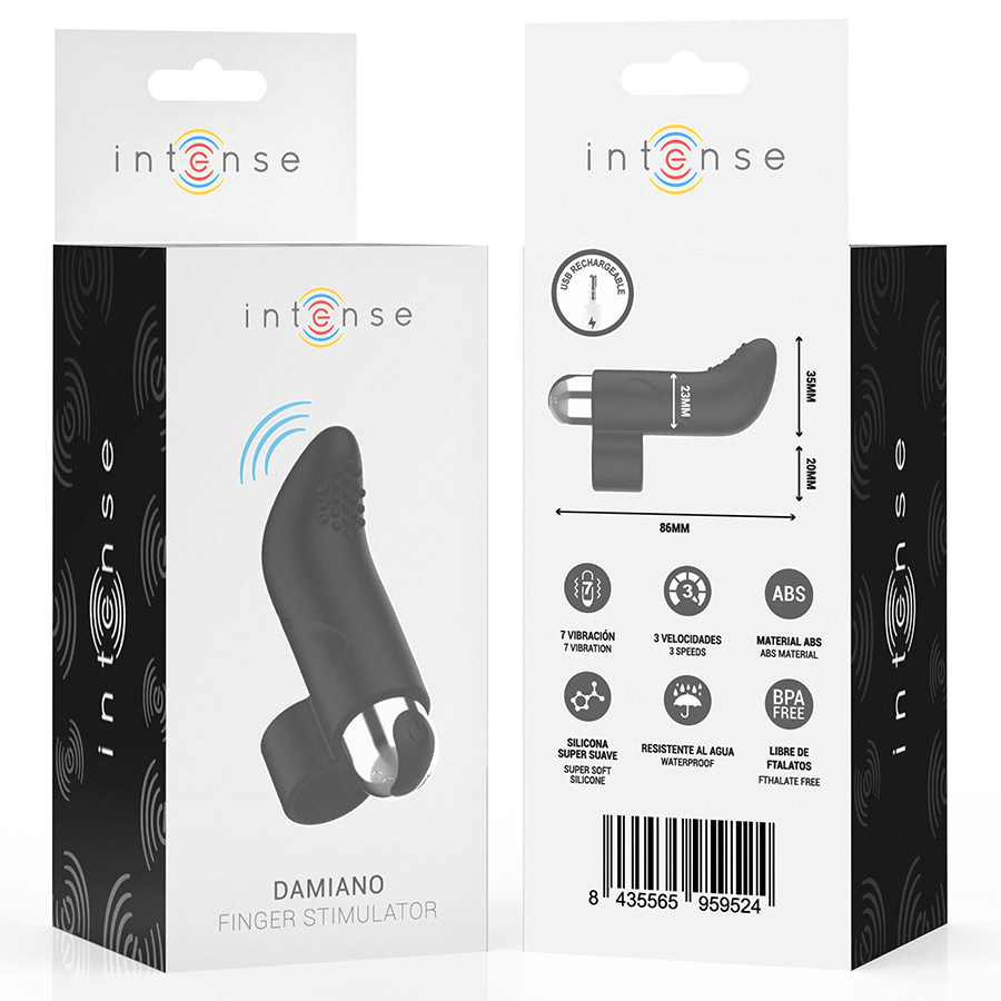 INTENSE - DAMIANO STIMULATEUR DE DOIGT RECHARGEABLE