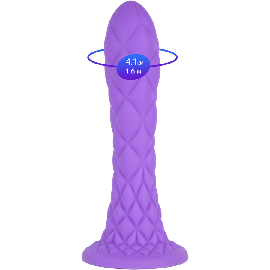SILEXD - DREAMY DILDO FANTASY SILICONE LIQUIDE THERMORÉACTIF VIOLET 18.5 CM