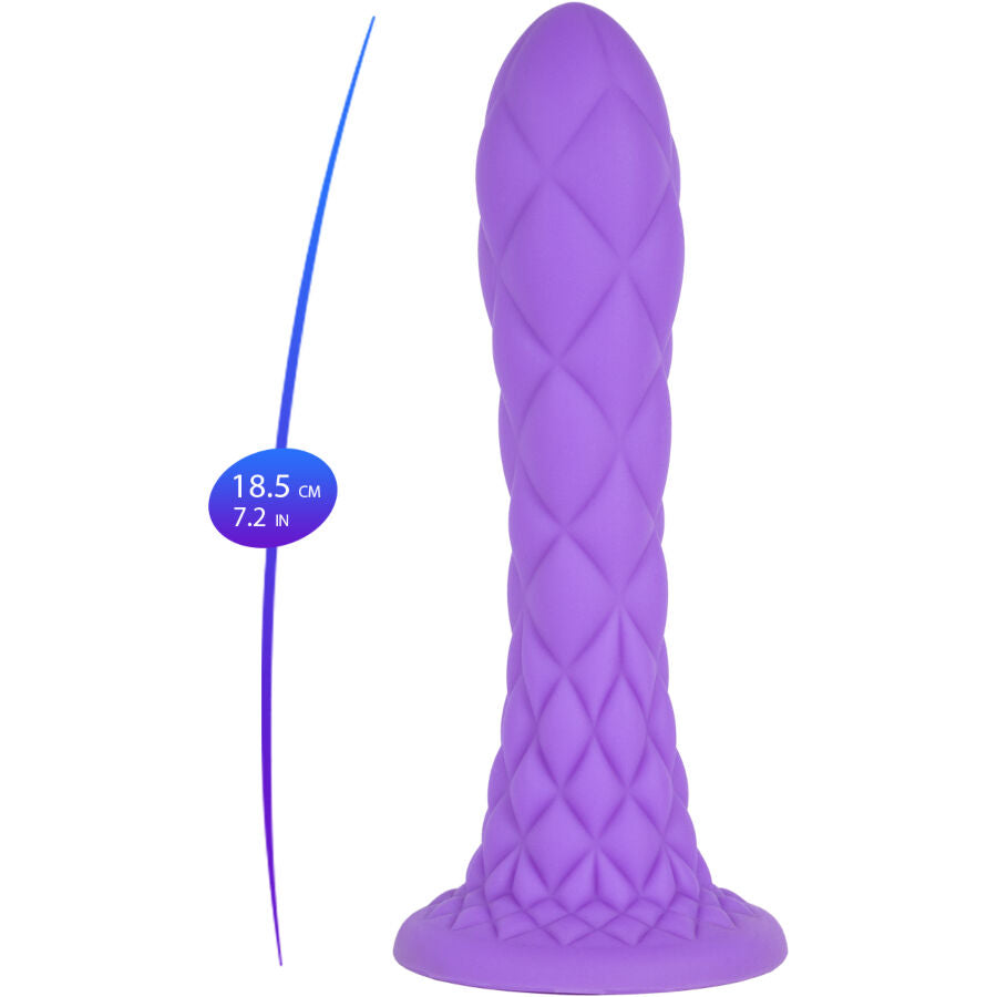 SILEXD - DREAMY DILDO FANTASY SILICONE LIQUIDE THERMORÉACTIF VIOLET 18.5 CM