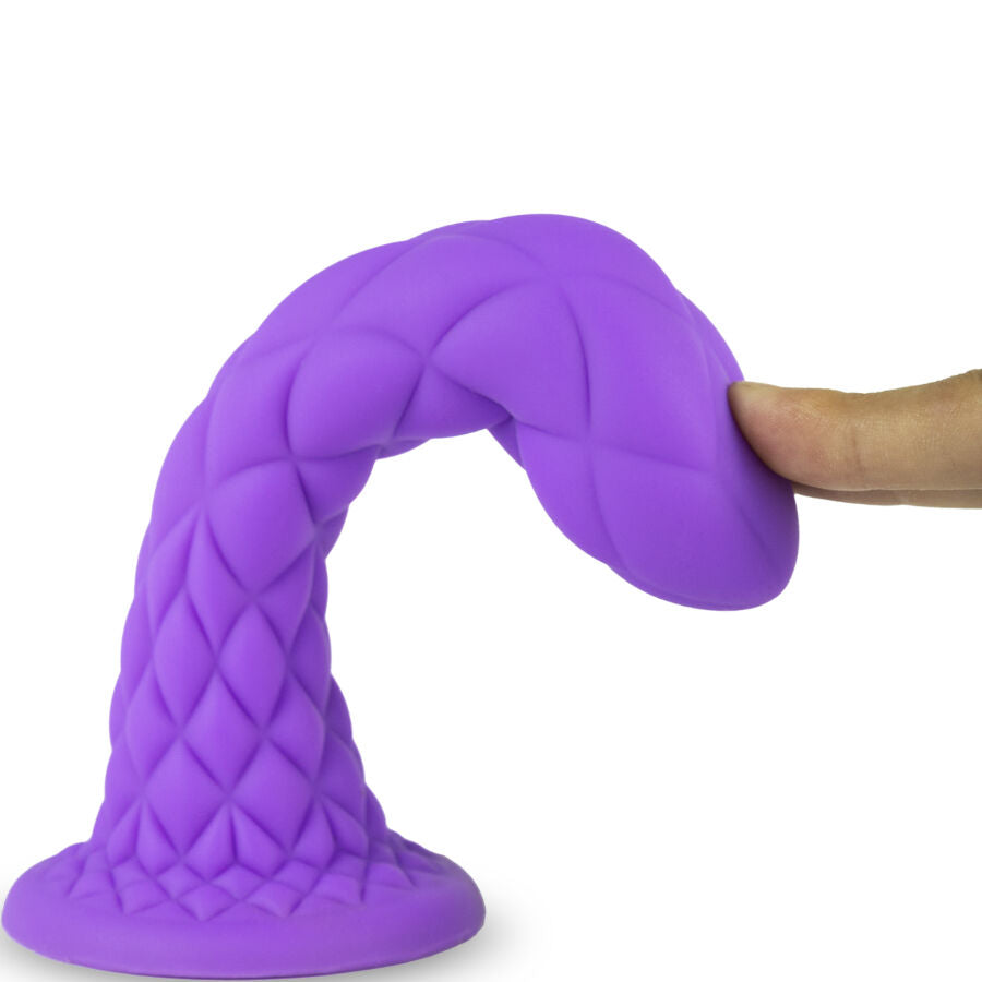 SILEXD - DREAMY DILDO FANTASY SILICONE LIQUIDE THERMORÉACTIF VIOLET 18.5 CM