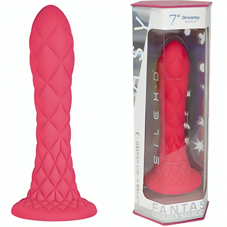 SILEXD - DREAMY DILDO FANTASY SILICONE LIQUIDE THERMORÉACTIF VIOLET 18.5 CM
