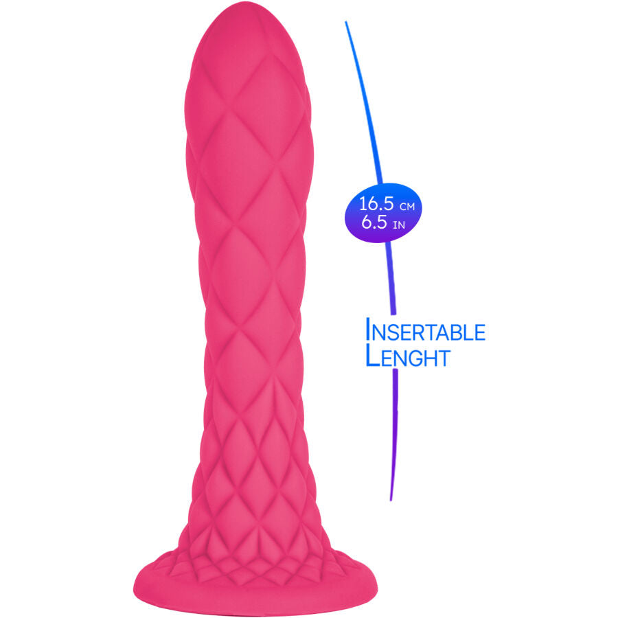 SILEXD - DREAMY DILDO FANTASY SILICONE LIQUIDE THERMORÉACTIF VIOLET 18.5 CM