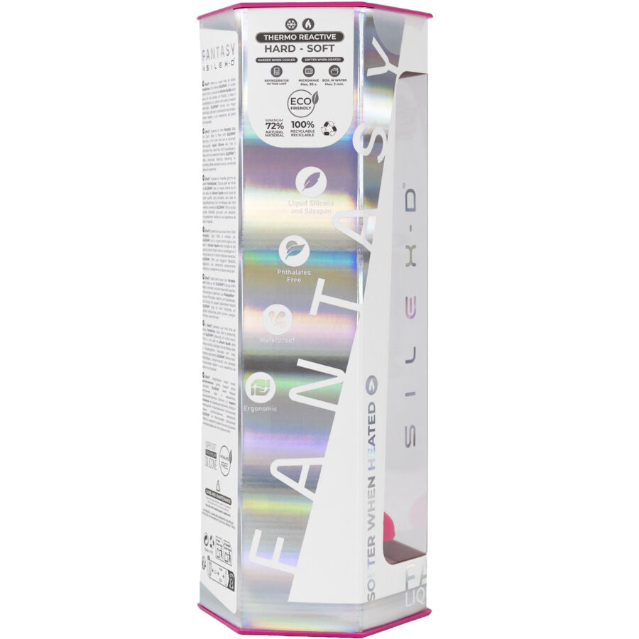 SILEXD - DREAMY DILDO FANTASY SILICONE LIQUIDE THERMORÉACTIF VIOLET 18.5 CM