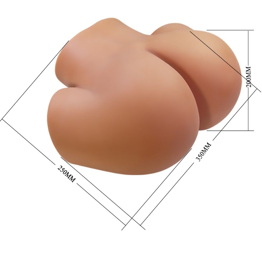 CRAZY BULL - ILANA VIBRATEUR ET SUCEUR ANAL FÉMININ RÉALISTE AVEC SON 6,8 KG