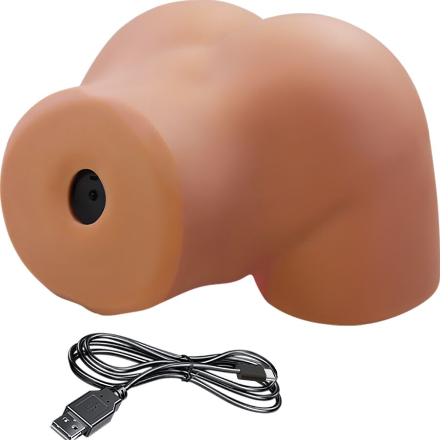 CRAZY BULL - ILANA VIBRATEUR ET SUCEUR ANAL FÉMININ RÉALISTE AVEC SON 6,8 KG