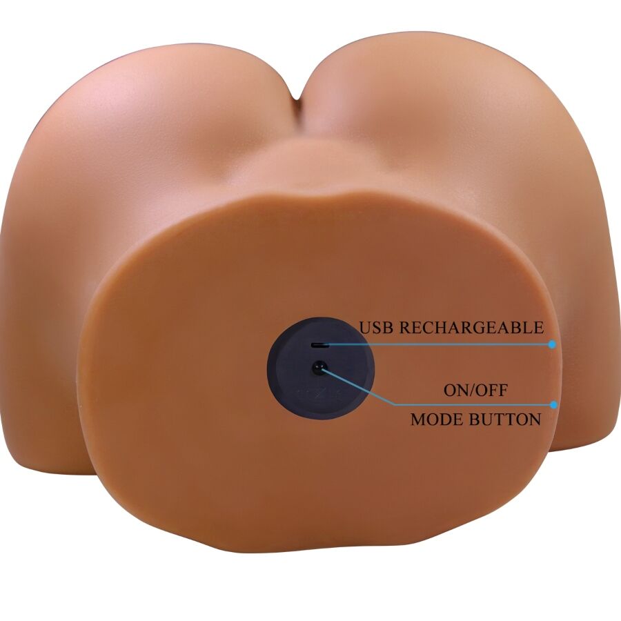 CRAZY BULL - WENDY VIBRATEUR ET SUCEUR DE FESSE FÉMININ RÉALISTE AVEC SON 11 KG