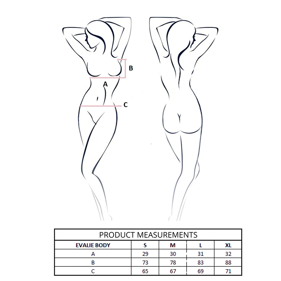 PASSION - EVALIE BODY BLANC S/M