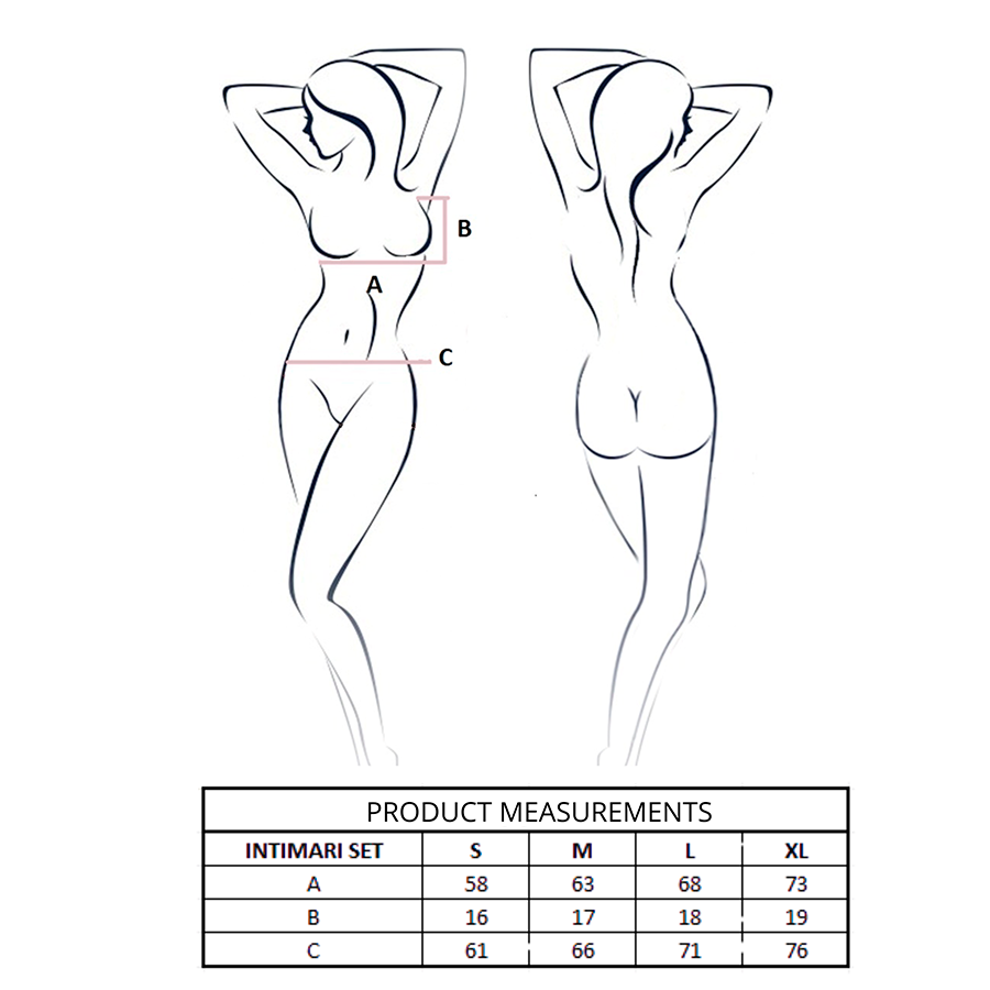 PASSION - ENSEMBLE SOUTIEN-GORGE + CULOTTE ROSA L/XL