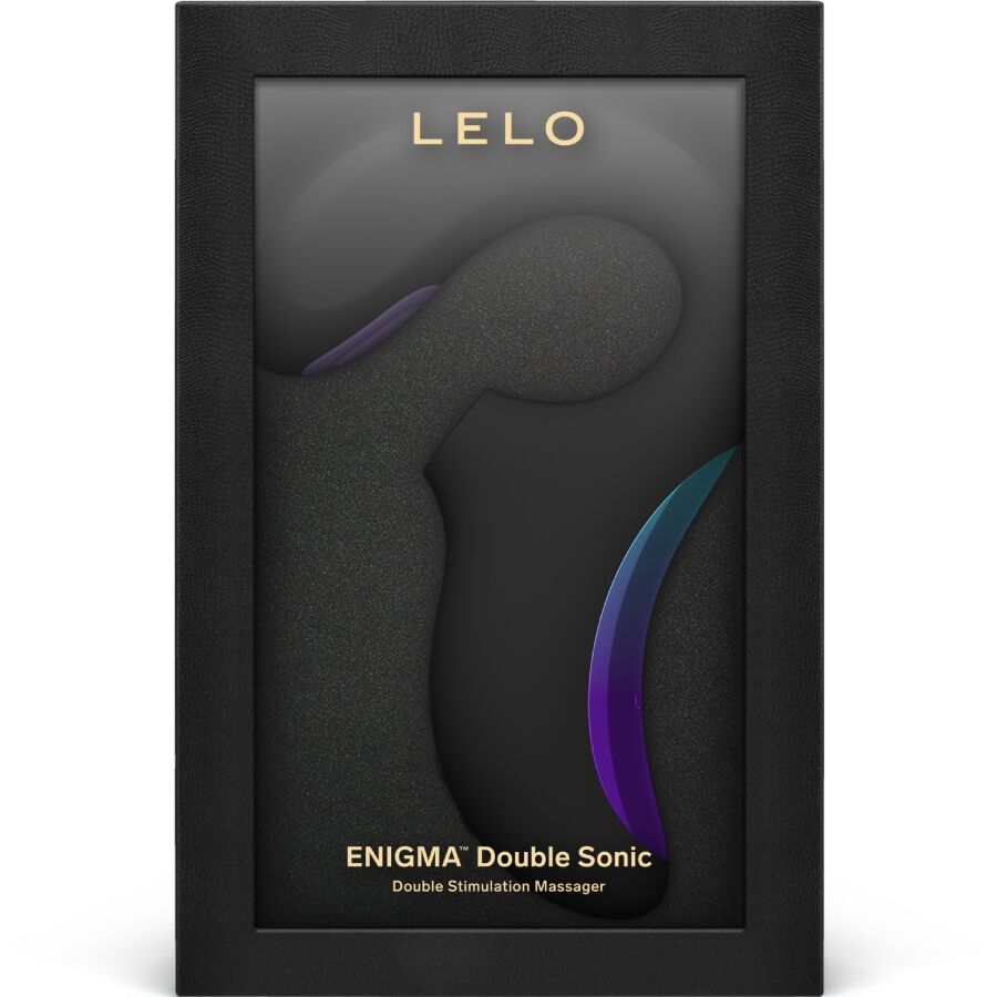 LELO - VIBRATEUR DOUBLE À ONDES SONIQUES ENIGMA POINT G NOIR