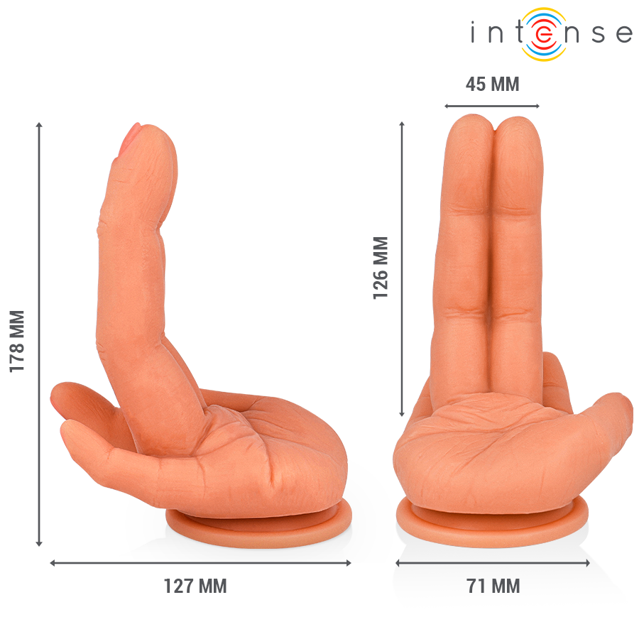 INTENSE - LEELA STIMULATEUR POINT G FLEXIBLE MAIN 12,6 CM