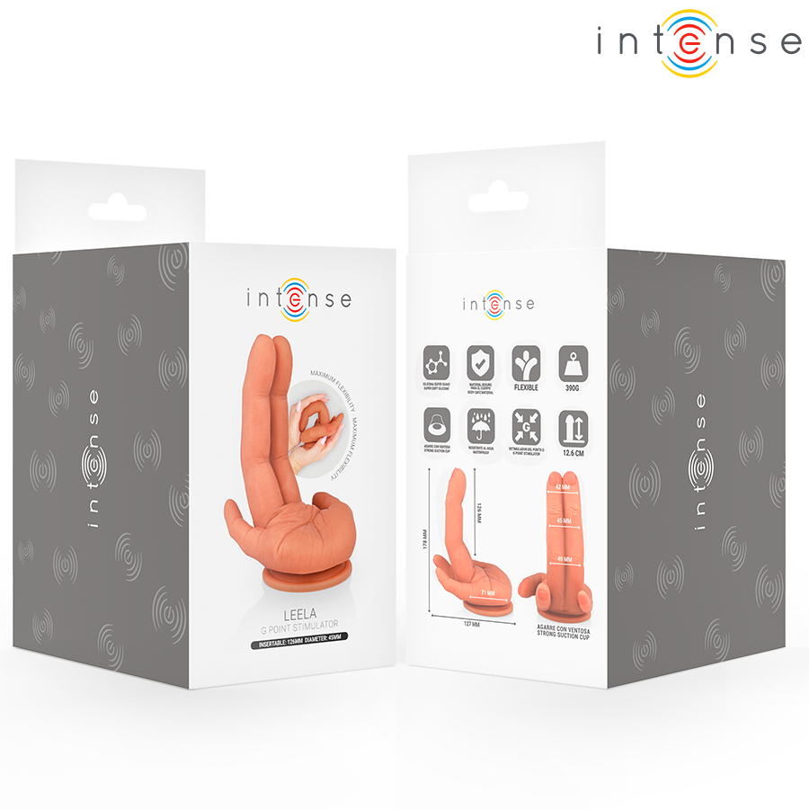 INTENSE - LEELA STIMULATEUR POINT G FLEXIBLE MAIN 12,6 CM