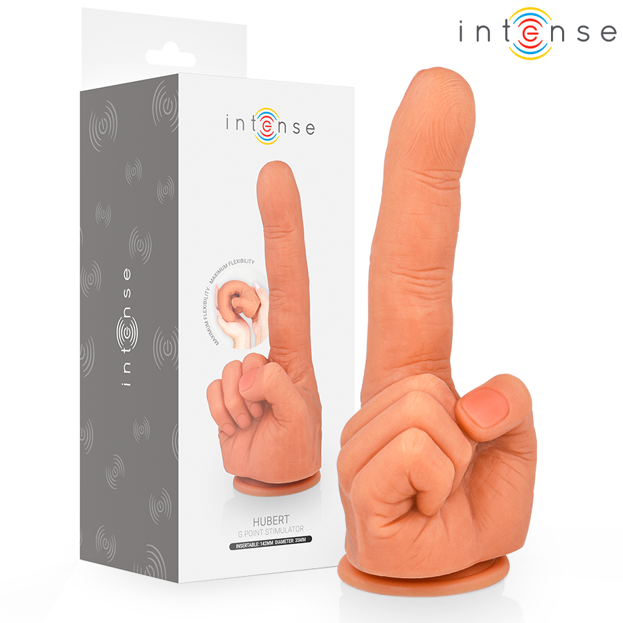 INTENSE - STIMULATEUR POINT G HUBERT FLEXIBLE MAIN 14,2 CM