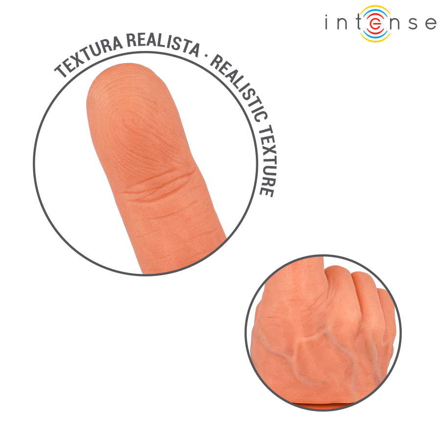 INTENSE - STIMULATEUR POINT G HUBERT FLEXIBLE MAIN 14,2 CM