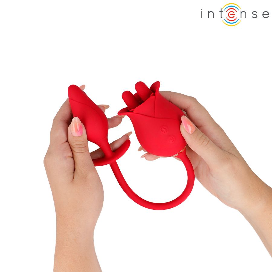 INTENSE - MELANIE DOUBLE STIMULATEUR CLITORIDIEN AVEC LANGUE ZIGZAG