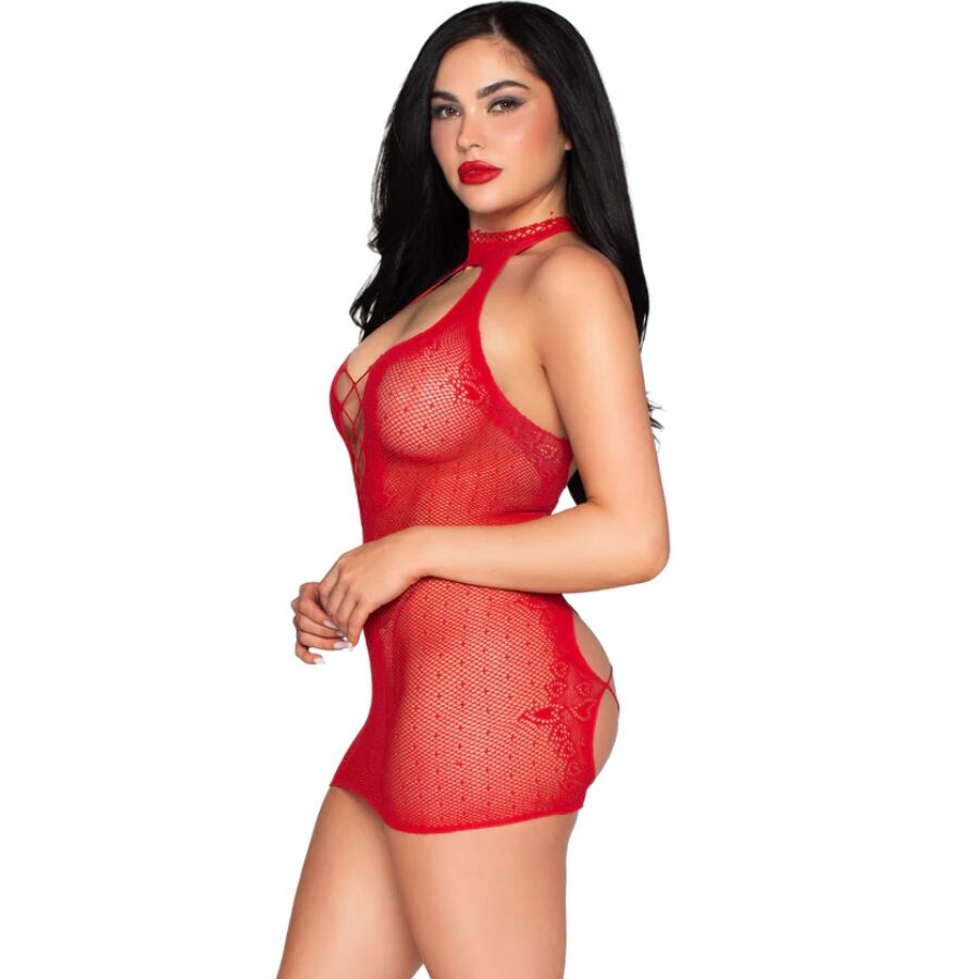 LEG AVENUE - MINI VESTIDO HALTER