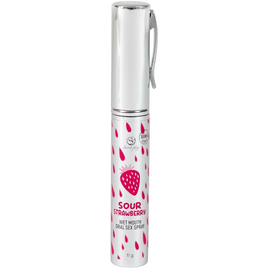 SECRETPLAY - SPRAY ORAL SAVEUR FRAISE ACIDULÉE