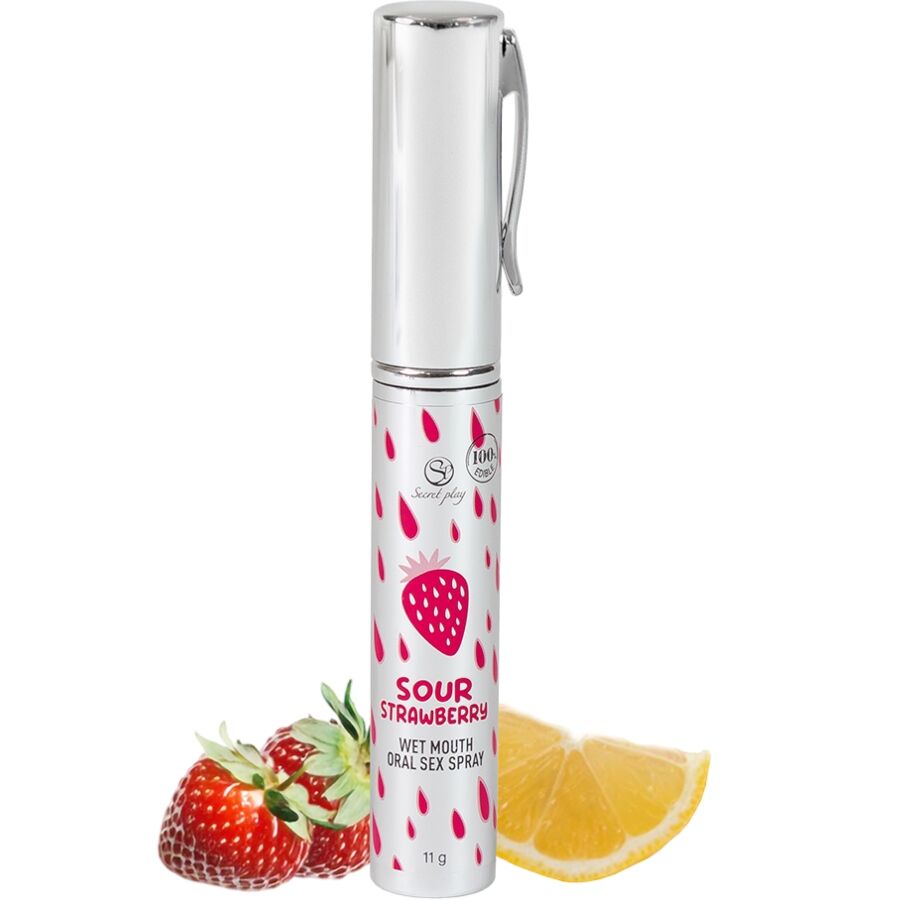 SECRETPLAY - SPRAY ORAL SAVEUR FRAISE ACIDULÉE