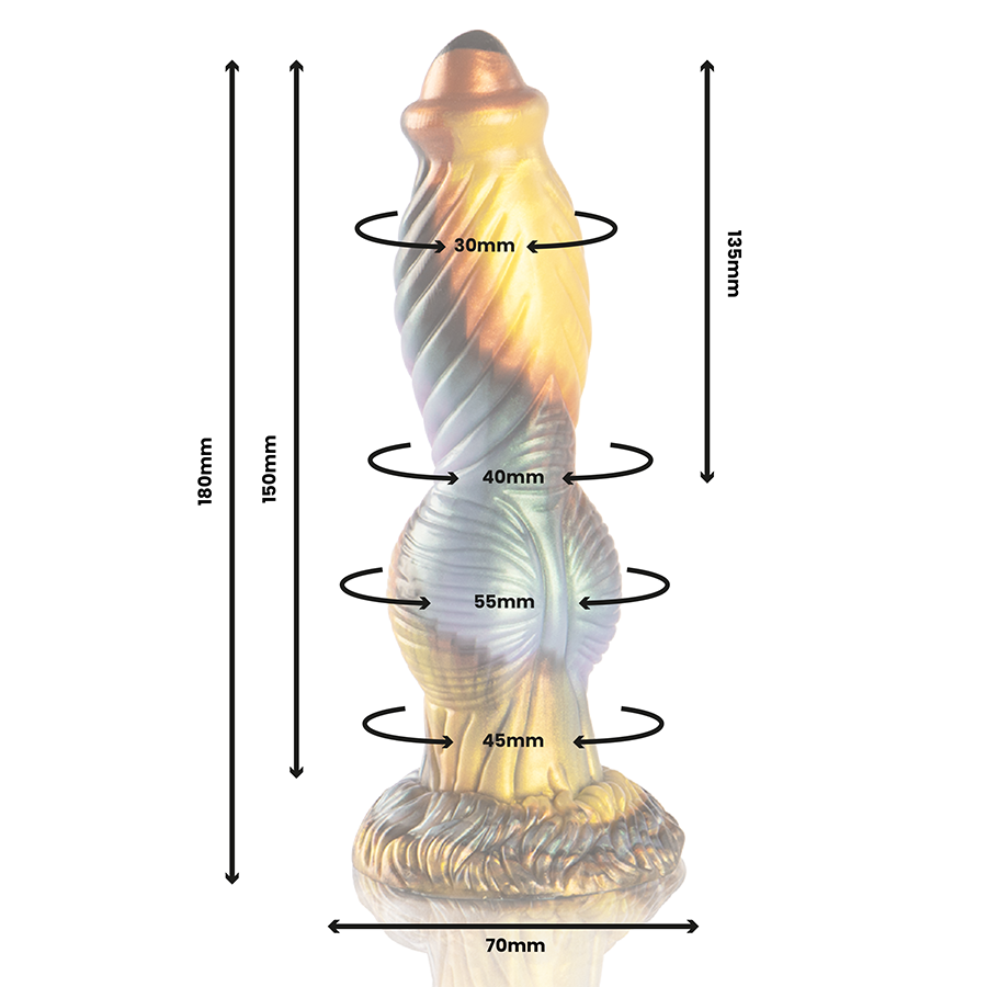 EPIC - PHOENIX DILDO LA RENAISSANCE DU PLAISIR TÉLÉCOMMANDE RECHARGEABLE