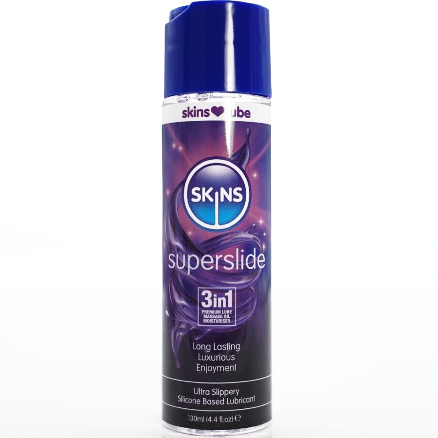 SKINS - LUBRIFIANT À BASE DE SILICONE SUPERSLIDE 130 ML