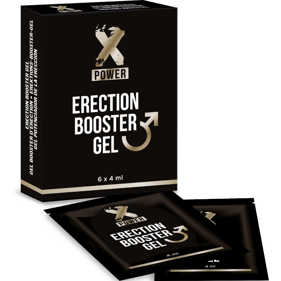 XPOWER - GEL D'ÉRECTION BOOSTER 6 X 4 ML