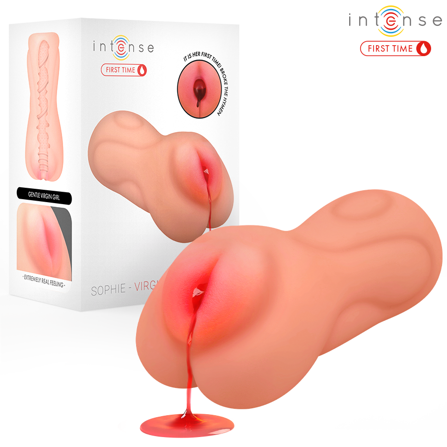 INTENSE FIRST TIME  - SOPHIE JUNGFRAU MASTURBATOR MIT BLUTUNG
